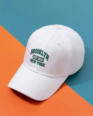 White Brooklyn Premium Cap