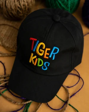 Black Tiger Kids Cap