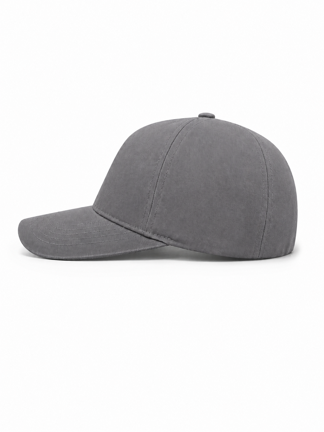 Classic Plain Solid Grey Baseball Caps - Image 4