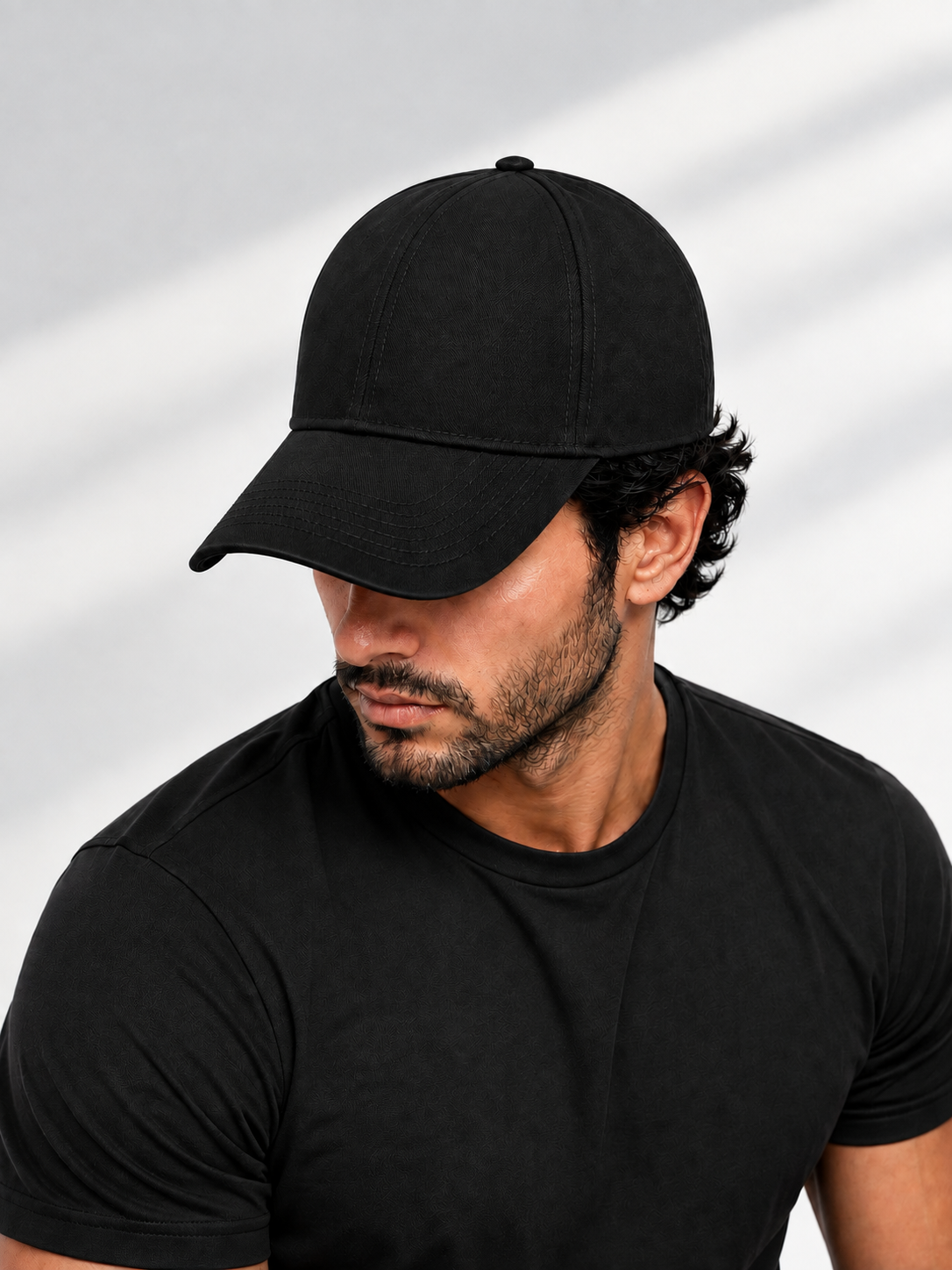 Black Baseball Cap - Image 2