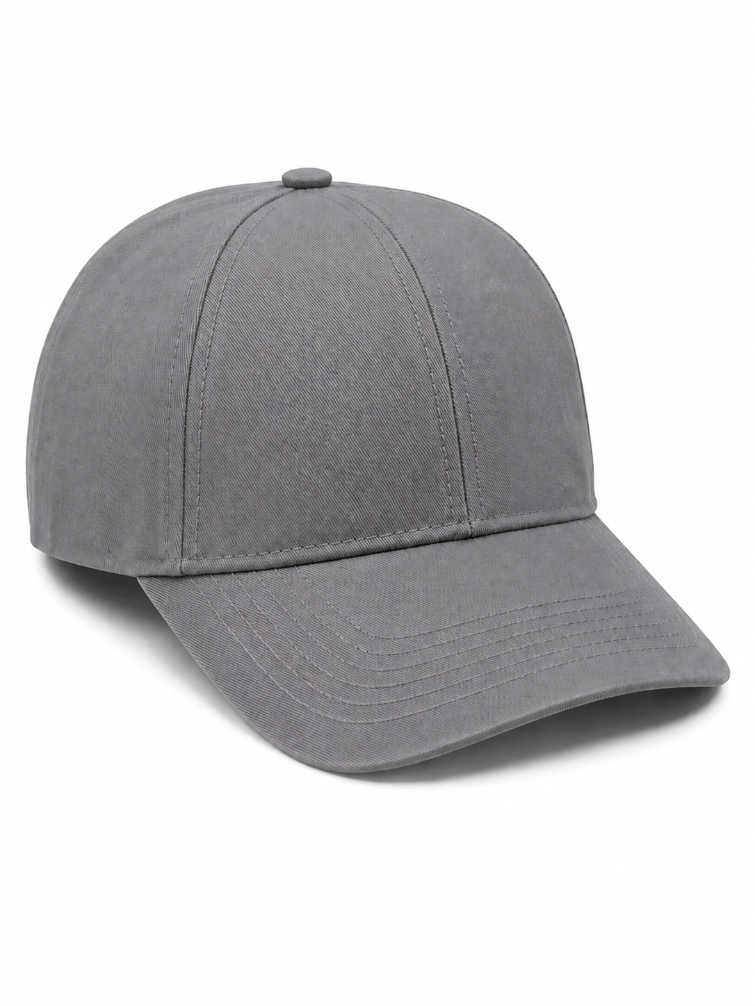 Classic Plain Solid Grey Baseball Caps