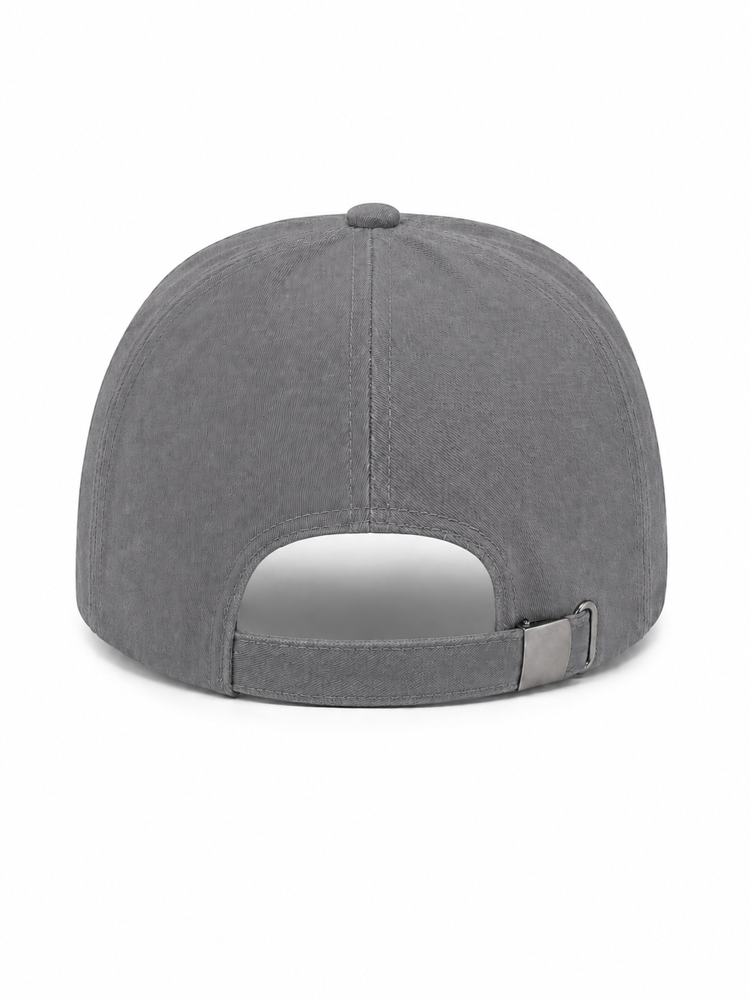Classic Plain Solid Grey Baseball Caps - Image 5