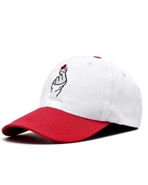 White Thumb Denim Cap