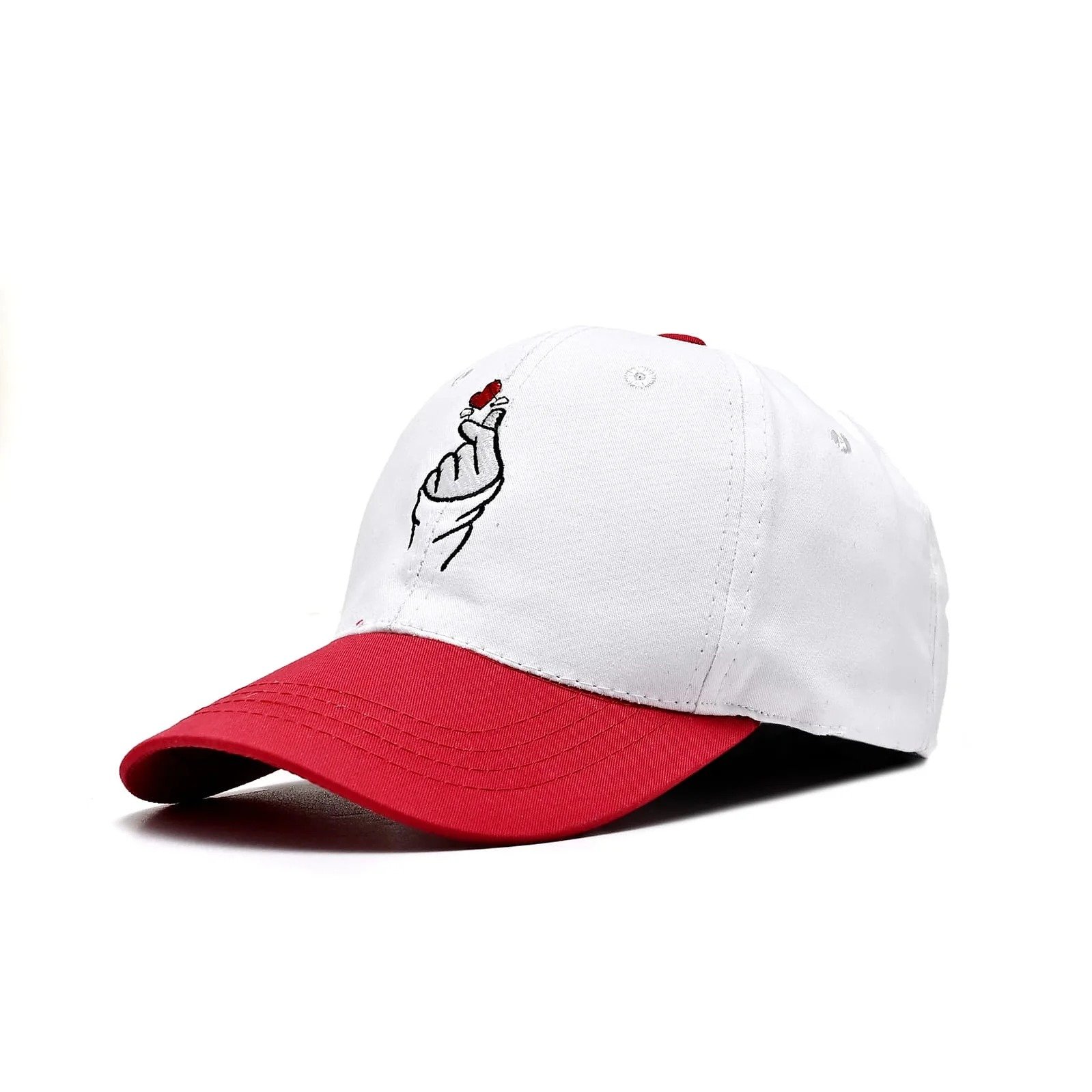 White Thumb Denim Cap